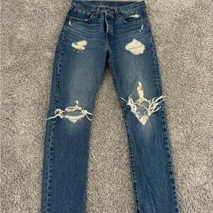 Levi’s Distressed 501 Jeans